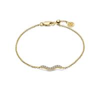 Sif Jakobs Gold Plated Waves Bracelet - 18k Gold Plated