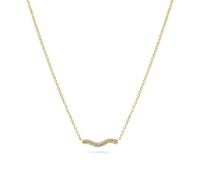 Sif Jakobs Gold Plated Ellera Waves Necklace SJ-N3859-CZ-YG - Signature - 18k Gold Plated