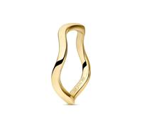 Sif Jakobs Gold Plated Ellera Waves Pianura Ring SJ-R3869-YG - Bold - 52 - 18k Gold Plated