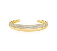 Sif Jakobs Gold Plated Fasano Bangle SJ-BG2487-CZ-YG - Timeless Design | - 18k Gold Plated