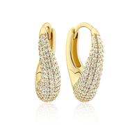 Sif Jakobs Gold Plated Glorenza Piccolo Earrings SJ-E2482-CZ-YG - Bold - 18k Gold Plated