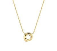 Sif Jakobs Gold Plated Goccia Circolo Pianura Necklace SJ-N2586-YG - 18k Gold Plated