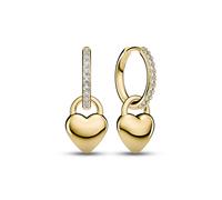 Sif Jakobs Gold Plated Julia Creolo Earrings SJ-E2612-CZ-YG - Timeless - 18k Gold Plated