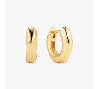 Sif Jakobs Gold Plated Roccia Hoop Earrings SJ-E2724-YG