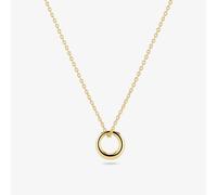 Sif Jakobs Gold Plated Selene Open Circle Pendant Necklace SJ-N2711-YG
