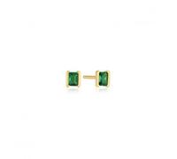 Sif Jakobs Green Zirconia Roccanova Piccolo Earrings SJ-E42250-GCZ-YG - Gold Plated / Zirconia