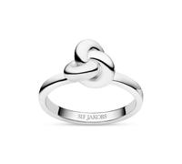 Sif Jakobs Imperia Pianura Piccolo Sterling Silver Intricate Knot Ring (Size O-P)
