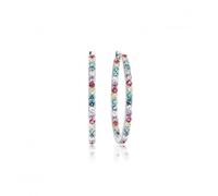 Sif Jakobs Multicoloured Zirconia Bovalino Earrings SJ-E1790-XCZ - Polished - Sterling Silver / Zirconia