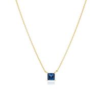 Sif Jakobs Necklace Ellera Quadrato Blue 18k gold plated