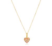 Sif Jakobs Pendant Caro Necklace 18 ct. Goldplated Silver SJ-P72356-XCZ-YG - Woman - 925 Sterling Silver Gold/Multicoloured 45 cm