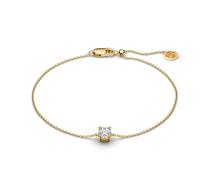 Sif Jakobs Princess Bracelet Goldplated Silver SJ-B5MMRD-CZ-YG - Woman - 925 Sterling Silver Gold Adjustable