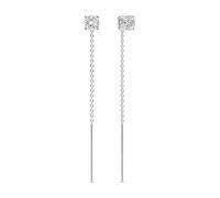 Sif Jakobs Princess Earrings Stainless Steel SJ-E45MMRD-CZ - Woman - 925 Sterling Silver Silver