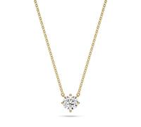 Sif Jakobs Princess Necklace Goldplated Silver SJ-N5MMRD-CZ-YG - Woman - Gold Gold Adjustable