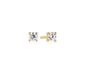 Sif Jakobs Princess Piccolo Earrings Goldplated Silver SJ-E3MMRD-CZ-YG - Woman - 925 Sterling Silver Gold