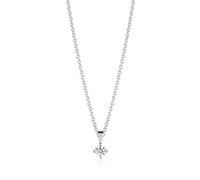 Sif Jakobs Princess Piccolo Necklace Silver SJ-P4MMRD-CZ-45 - Woman - 925 Sterling Silver Silver 45 cm