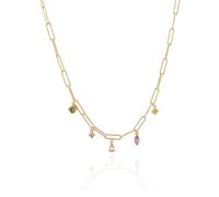 Sif Jakobs Rimini Necklace 18 ct. Goldplated Silver SJ-N22122-XCZ-SG - Woman - 925 Sterling Silver Gold 45 cm