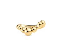 Sif Jakobs Ring Bormio Wave Ring Goldplated Silver SJ-R2589-YG-56 - Woman - 925 Sterling Silver Gold 56