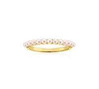 Sif Jakobs Ring Ellera Perla 18k gold plated 54