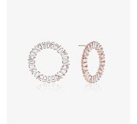 Sif Jakobs Rose Gold Plated Antella Circolo Grande Earrings SJ-E0325-CZ(RG)