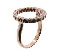 Sif Jakobs Rose Gold Ring Size 54 Crystal Circle Ladies Jewellery Womens Ring