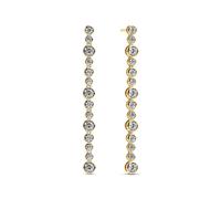 Sif Jakobs Sardinien Earrings Goldplated Silver SJ-E2771-CZ-YG - Woman - 925 Sterling Silver Gold 60 mm