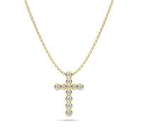 Sif Jakobs Sardinien Necklace Goldplated Silver SJ-N2667-CZ-YG - Woman - 925 Sterling Silver Gold Adjustable