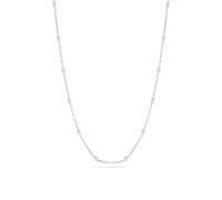 Sif Jakobs Sfere Sterling Silver Beaded Station Chain Necklace