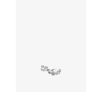 Sif Jakobs Sif Jakobs Sardinien Wave Rhodium-Plated 925 Sterling-Silver and Cubic-Zirconia Ring Silver O