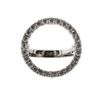 Sif Jakobs Silver Ring Size 56 Crystal Circle Ladies Jewellery Womens Ring