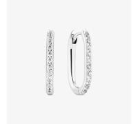 Sif Jakobs Sterling Silver Capriana Cubic Zirconia Hoop Earrings SJ-E2600-CZ