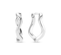 Sif Jakobs Sterling Silver Ellera Waves Pianura Grande Earrings SJ-E3869 - - 925 Sterling Silver