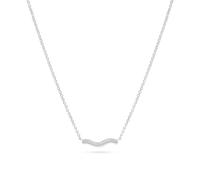 Sif Jakobs Sterling Silver Ellera Waves Pianura Necklace SJ-N3859 - Elegant - 925 Sterling Silver