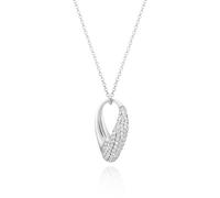 Sif Jakobs Sterling Silver Glorenza Necklace SJ-N2482-CZ | Acotis - 925 Sterling Silver