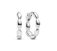 Sif Jakobs Sterling Silver Gocciolina Creolo Earrings SJ-E2627 - - Sterling Silver / Rhodium Plated