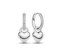 Sif Jakobs Sterling Silver Julia Creolo Earrings SJ-E2612-CZ - Signature - 925 Sterling Silver