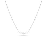 Sif Jakobs Sterling Silver Perla Cinque Necklace SJ-N2735-P - Contemporary - Sterling Silver / Rhodium Plated