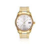 Sif Jakobs Watch Electra - Stainless Steel with Two Toned Gold Plating and White Zirconia and Miyota Movement