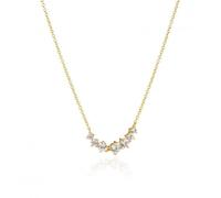 Sif Jakobs White Zirconia Belluno Necklace SJ-N42123-CZ-SG - Classic Look | - Gold Plated / Zirconia