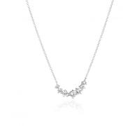 Sif Jakobs White Zirconia Belluno Necklace SJ-N42123-CZ-SS - Elegant - Sterling Silver / Zirconia