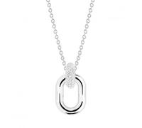 Sif Jakobs White Zirconia Capri Due Pendant SJ-P62018-CZ-SS45-60 - Sterling Silver / Zirconia