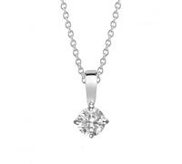 Sif Jakobs White Zirconia Princess Piccolo Pendant SJ-P4MMRD-CZ-45 - Bold - Sterling Silver / Zirconia