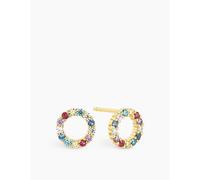 Sif Jakobs - Biella Uno Piccolo Earrings - 18k Gold Plated - White Zirconia