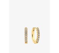 Earrings Ellera Medio White 18k gold plated Medio