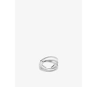 Sif Jakobs Womens Sif Jakobs Spirale Pianura Rhodium-Plated Sterling-Silver Ring Silver O