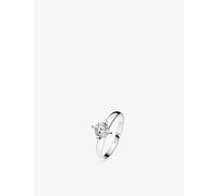 Sif Jakobs Womens Sif Jakobs Venice 114ct White-Gold and 0.50ct Lab-Grown Diamond Ring White Gold Q