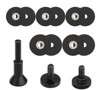 SIFANG 1.0 mm Cutting Disc 50 mm Metal Cutting Disc, 50 x 10 x 1.0 mm Thin Flex Disc Straight Pack of 10 with 6.35 mm Tool Holder, for Die Grinder Cuts Steel Stainless Steel Stainless Steel Stainless