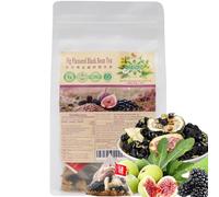 SIFANGDA Fig Flaxseed and Black Bean Tea 无花果亚麻籽黑豆茶 100g(5g×20P) Natural Ingredients | Stir-Fried with Traditional Craft | Individual Teabags, Easy to Brew - Ideal for Healthy Living