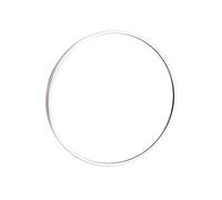 Sifcon International Plc Luxury 50cm Round Silver Mirror Home Decor