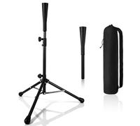 SIFFOI Adjustable Baseball Batting Tee 22"-40" Height with Carry Bag & 2 Replacement Rubber Tops, Portable Softball Hitting Tee for Kids Teens Youth Players, Indoor Outdoor Training Equipment (Large)