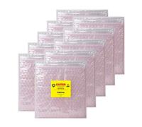 SiForce Pink Anti-static Bubble Bag (10 Pcs) - QTY 10, Bubble Wrap Packing Material with Document Holder, Ideal for Hard Drives, Memory Cards, and Other Static Sensitive Components